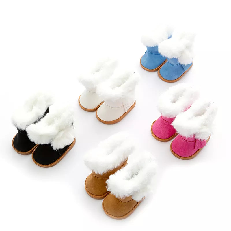 Soft Warm Shoes Wear Fit 17 inch  43cm Baby Doll New Born Doll Accessories