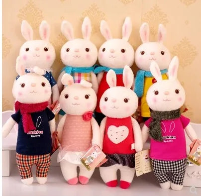 Wholesale Many Styles Super Cute Rabbit Plush Toy Stuffed Plush Animals  Dolls Baby Toys Kids Child Gifts