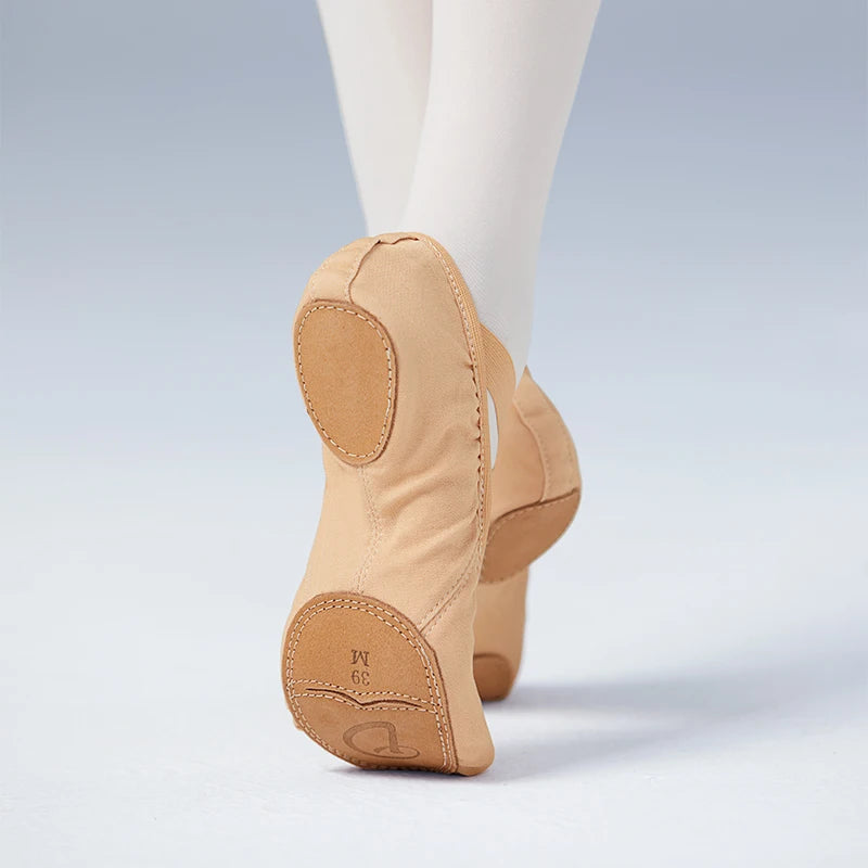 Ballet Dance Shoes for Women Girls Teenager Split Sole Ballet Shoes Children Adult Elastic Ballet Practice Dancing Slippers