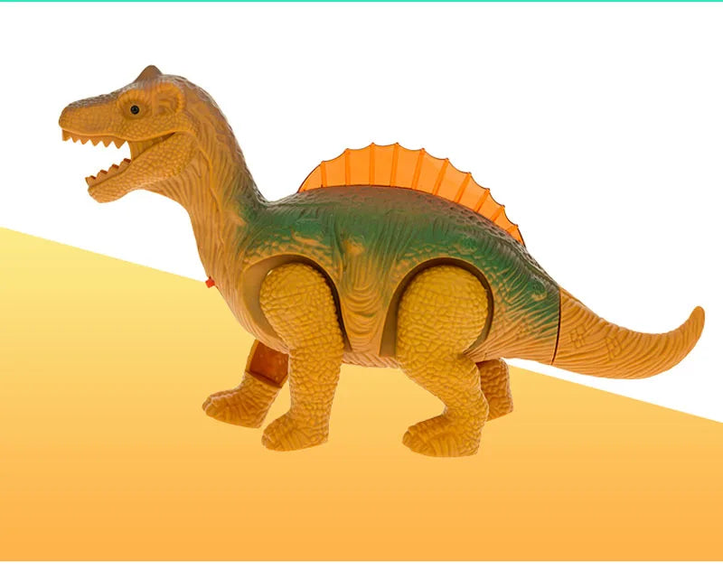Electric Walking Dinosaur Toys Glowing Dinosaurs with Sound Animals Model  for Kids Children Interactive  Gift