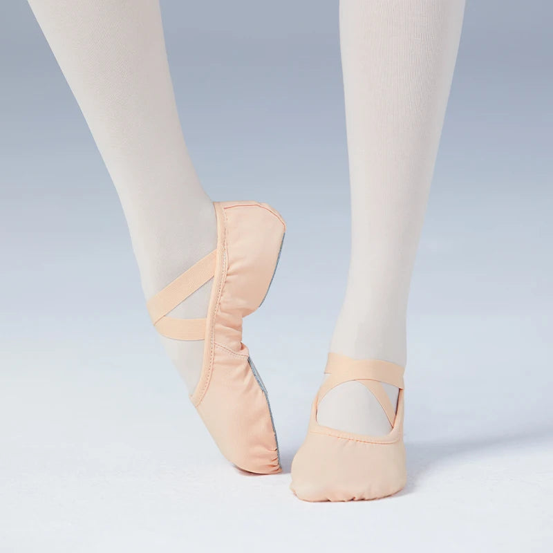 Ballet Dance Shoes for Women Girls Teenager Split Sole Ballet Shoes Children Adult Elastic Ballet Practice Dancing Slippers