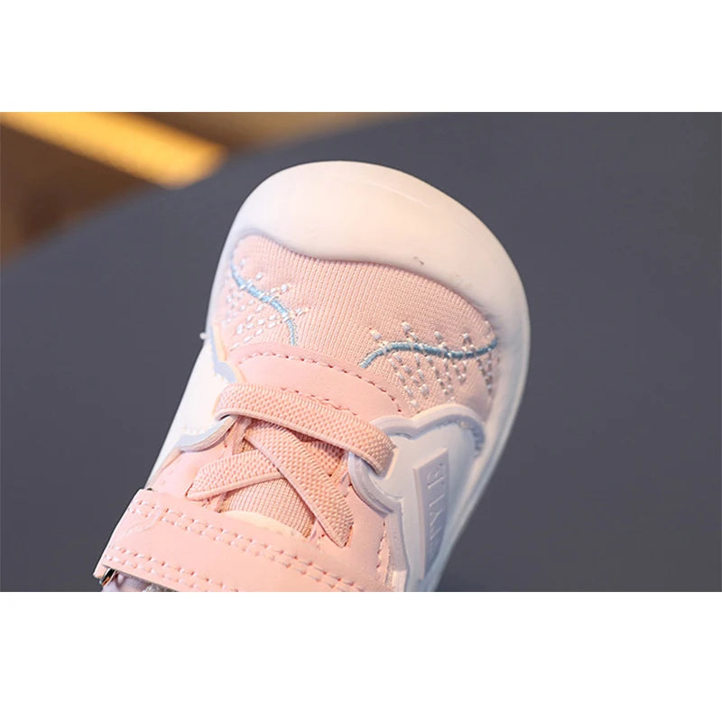 Baby Toddler Shoes Breathable Boys Four Seasons Sneakers First Walkers Children Non-Slip Soft Bottom Shoes for Girl Casual Shoes